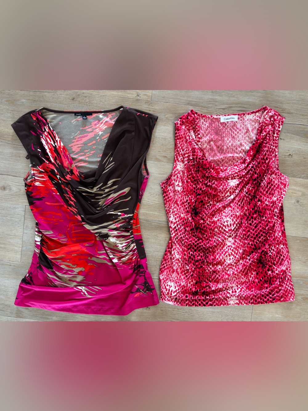 Set of 2 - Women’s Cowl Neck Tops